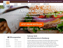Tablet Screenshot of fahrner-grill.de